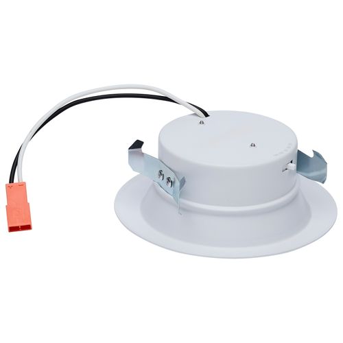 Main product image of 10W LED High Output Downlight Retrofit, 4", 27K/30K/35K/40K/50K CCT Selectable, Round, White Finish (6 Pack)