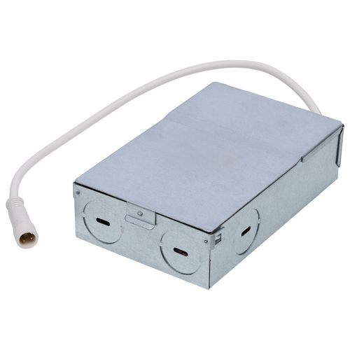 Main product image of 8W LED Direct Wire Performer Series Downlight, Remote Driver, 4", 27K/3K/35K/4K/5K CCT Selectable, Round, Flat Face, White Finish