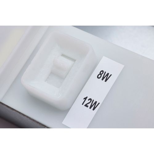 Main product image of 8/12W LED Direct Wire Downlight, 27K/3K/35K/4K/5K CCT, Remote Driver, 4", Round, Flat Face, White Finish, 120-277V, Dual Dimming