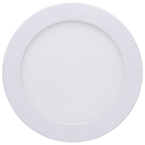 Main product image of 11/15W, LED Direct Wire Downlight, 27K/3K/35K/4K/5K CCT, Remote Driver, 6", Round, Flat Face, White Finish, 120-277V, Dual Dimming