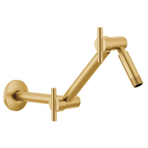 Main product image of 16" Brushed Gold Adjustable Shower Arm, S116BG