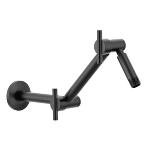 S116BL Moen S116BL 16" Matte Black Adjustable Shower Arm