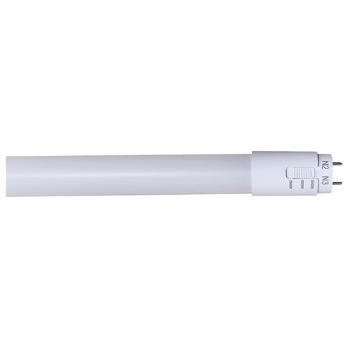 Main product image of 12 Watt T8 LED Bulb - CCT Selectable - Medium bi-pin base - 50000 Hours - Type A/B - Ballast Bypass or Direct Replacement - Single or Double Ended Wiring - Glass with PET coating (25 Pack)