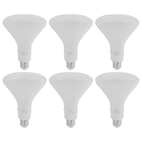 Main product image of 11 Watt BR40 LED Bulb - 27K/30K/35K/40K/50K CCT Selectable - Dim to Warm - White Finish - 120 Volt (6 Pack)