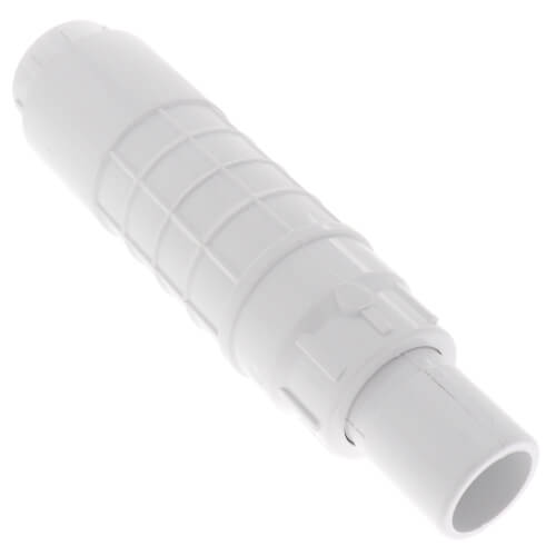Main product image of 1" PVC Sch. 40 Repair Coupling (Spig x Soc - PVC White with EPDM O-ring)