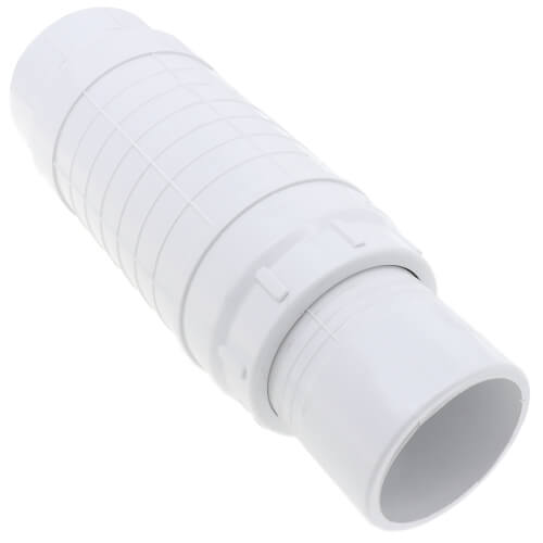 Main product image of 3" PVC Sch. 40 Repair Coupling (Spig x Soc - PVC White with EPDM O-ring)