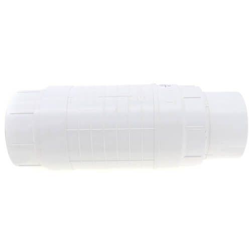 Main product image of 4" PVC Sch. 40 Repair Coupling (Spig x Soc - PVC White with EPDM O-ring)