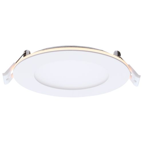Main product image of 9W LED Direct Wire Downlight with Night Light, 4", Remote Driver, CCT Selectable, Dimmable, Round, White Finish