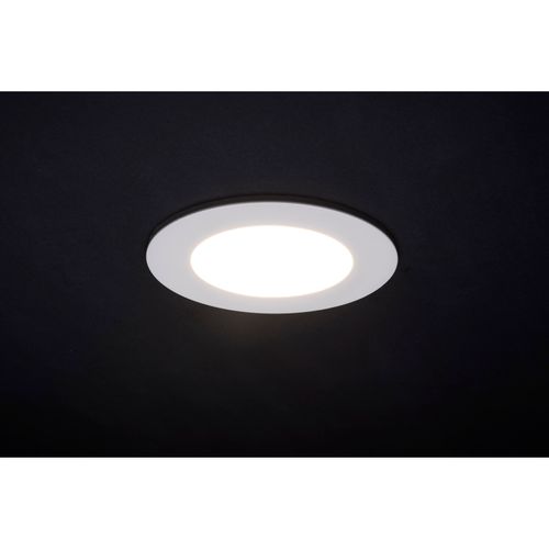 Main product image of 9W LED Direct Wire Downlight with Night Light, 4", Remote Driver, CCT Selectable, Dimmable, Round, White Finish