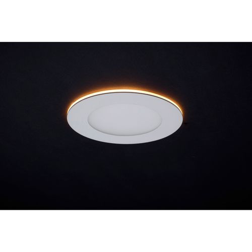 Main product image of 9W LED Direct Wire Downlight with Night Light, 4", Remote Driver, CCT Selectable, Dimmable, Round, White Finish