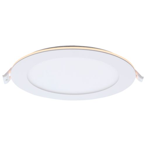 Main product image of 12W LED Direct Wire Downlight with Night Light, 6", Remote Driver, CCT Selectable, Dimmable, Round, White Finish
