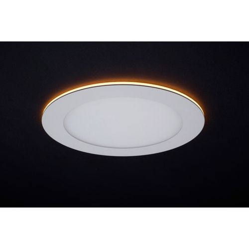 Main product image of 12W LED Direct Wire Downlight with Night Light, 6", Remote Driver, CCT Selectable, Dimmable, Round, White Finish
