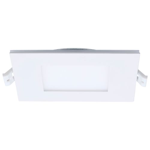 Main product image of 9W LED Direct Wire Downlight with Night Light, 4", Remote Driver, CCT Selectable, Dimmable, Square, White Finish