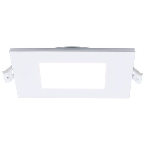 Main product image of 9W LED Direct Wire Downlight with Night Light, 4", Remote Driver, CCT Selectable, Dimmable, Square, White Finish