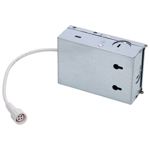 Main product image of 9W LED Direct Wire Downlight with Night Light, 4", Remote Driver, CCT Selectable, Dimmable, Square, White Finish