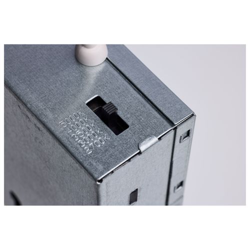 Main product image of 9W LED Direct Wire Downlight with Night Light, 4", Remote Driver, CCT Selectable, Dimmable, Square, White Finish