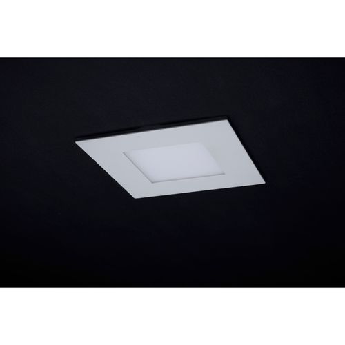 Main product image of 9W LED Direct Wire Downlight with Night Light, 4", Remote Driver, CCT Selectable, Dimmable, Square, White Finish