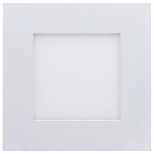 Main product image of 12W LED Direct Wire Downlight with Night Light, 6", Remote Driver, CCT Selectable, Dimmable, Square, White Finish