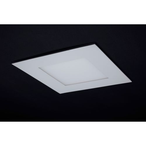 Main product image of 12W LED Direct Wire Downlight with Night Light, 6", Remote Driver, CCT Selectable, Dimmable, Square, White Finish