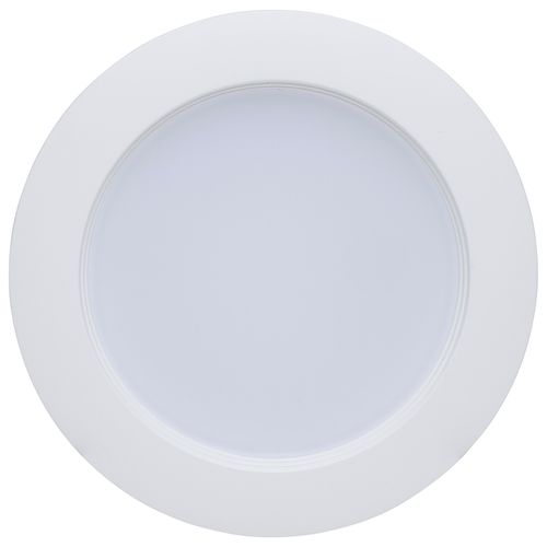 Main product image of 6.5/8/9.3W LED Downlight Retrofit, 27K/30K/35K/40K/50K CCT, 4", Regressed Wafer, Round, Matte White Finish