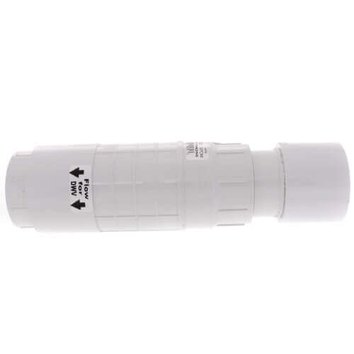 1/2" PVC Sch. 40 Repair Coupling (Soc x Soc - PVC White with EPDM O-ring)