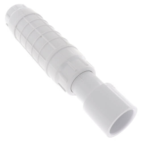 1" PVC Sch. 40 Repair Coupling (Soc x Soc - PVC White with EPDM O-ring)