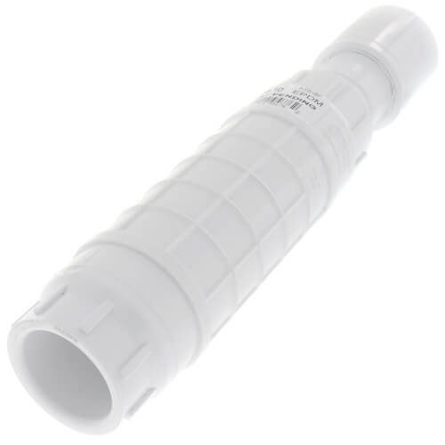 1" PVC Sch. 40 Repair Coupling (Soc x Soc - PVC White with EPDM O-ring)
