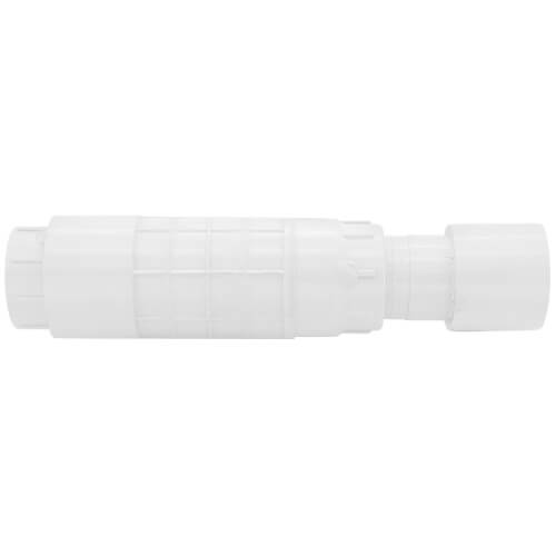 1-1/4" PVC Sch. 40 Repair Coupling (Soc x Soc - PVC White with EPDM O-ring)