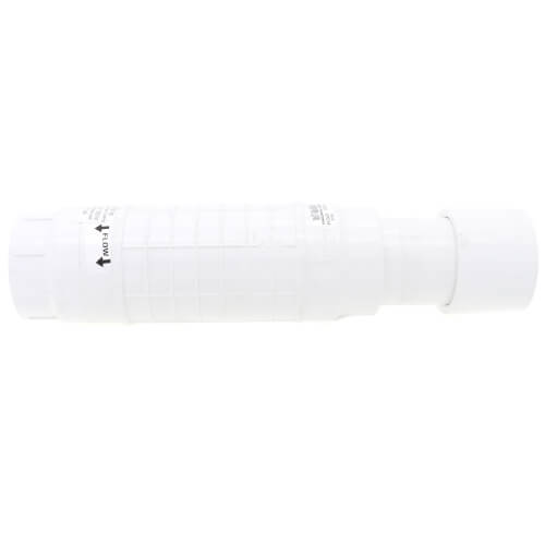 2-1/2" PVC Sch. 40 Repair Coupling (Soc x Soc - PVC White with EPDM O-ring)