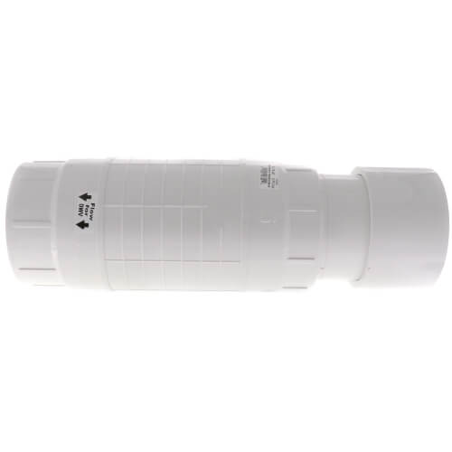 4" PVC Sch. 40 Repair Coupling (Soc x Soc - PVC White with EPDM O-ring)