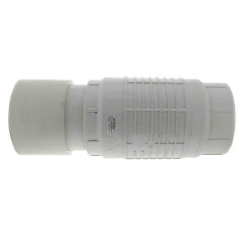 6" PVC Sch. 40 Repair Coupling (Soc x Soc - PVC White with EPDM O-ring)