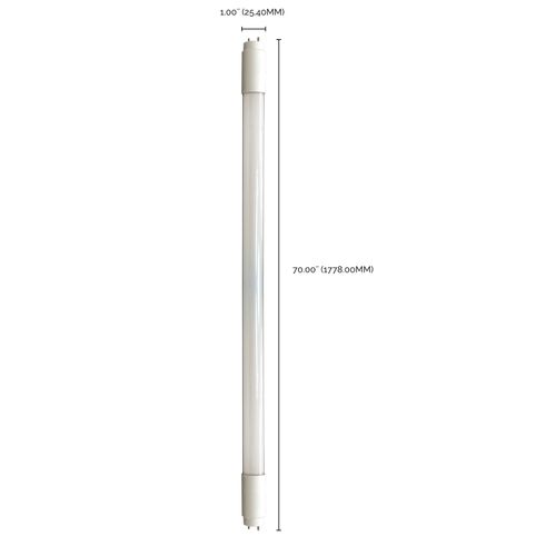 Main product image of 30 Watt T8 LED Bulb - Type B Ballast Bypass - G13 Bi-Pin Base - 80 CRI - 4000K - Single Ended (10 Pack)