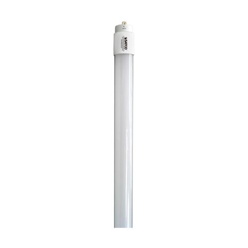 Main product image of 24 Watt - 8 Foot - T8 LED Bulb - Single pin base - 5000K - 50000 Average rated hours - 3500 Lumens - Type B - Ballast Bypass - Double Ended Wiring - DLC 5.1 (10 Pack)