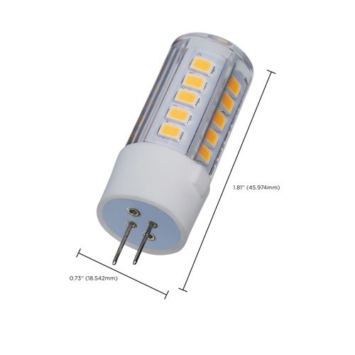 Main product image of 4.5 Watt Mini LED Bulb - G4 Base - 3000K - Clear Finish - 12 Volt (6 Pack)
