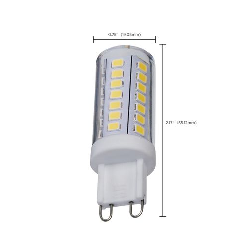 Main product image of 5 Watt Mini LED Bulb - G9 Base - 5000K - Clear Finish - 120 Volt (5 Pack)