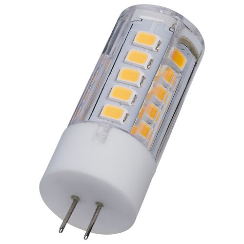 Main product image of 3 Watt T5 LED Bulb - Clear Finish - Bi Pin G4 Base - 3000K - 12 Volt (6 Pack)