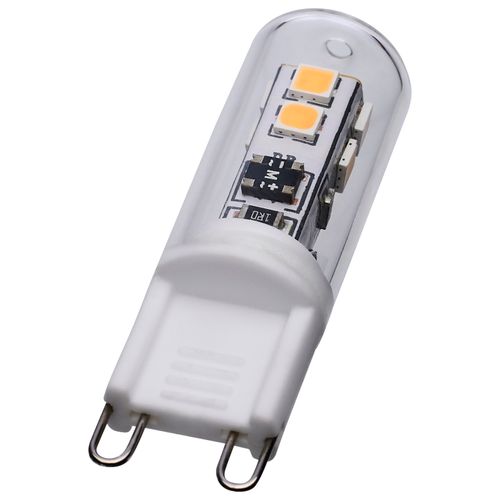 Main product image of 2 Watt T4 LED Bulb - Clear Finish - G9 Base - 3000K - 120 Volt (6 Pack)