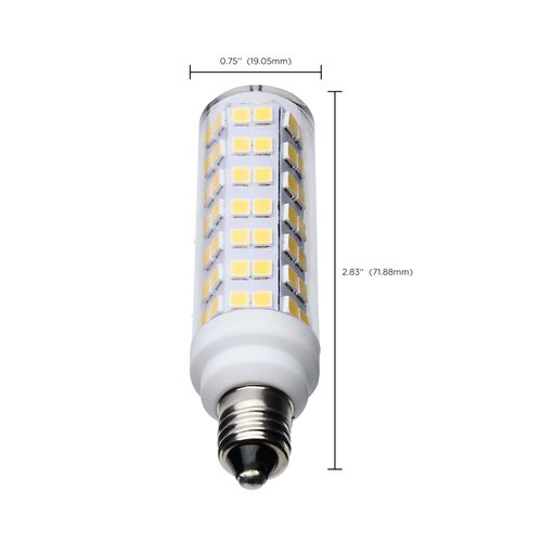 Main product image of 6.5 Watt T6 LED Bulb - Clear Finish - E11 Base - 5000K - 120 Volt (3 Pack)