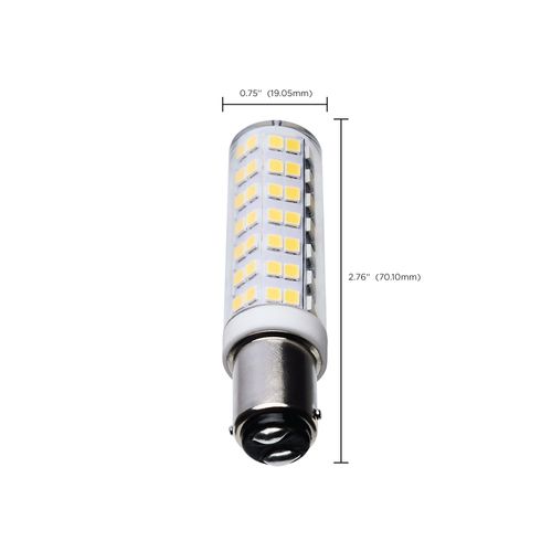 Main product image of 6.5 Watt T6 LED Bulb - Clear Finish - DC Base - 5000K - 120 Volt (3 Pack)