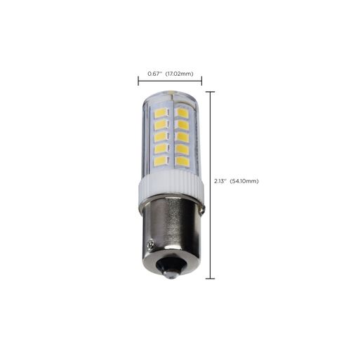 Main product image of 4.5 Watt T6 LED Bulb - Clear Finish - BA15s Base - 5000K - 12 Volt (8 Pack)