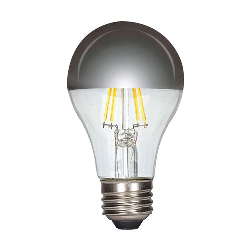 Main product image of 6 Watt A19 LED Bulb - Silver Crown - Medium base - 2700K - 90 CRI - 120 Volt (5 Pack)