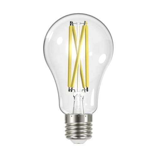 Main product image of 12.5 Watt LED A19 Bulb - Clear - Medium Base - 3000K - 90 CRI - 120 Volt (6 Pack)