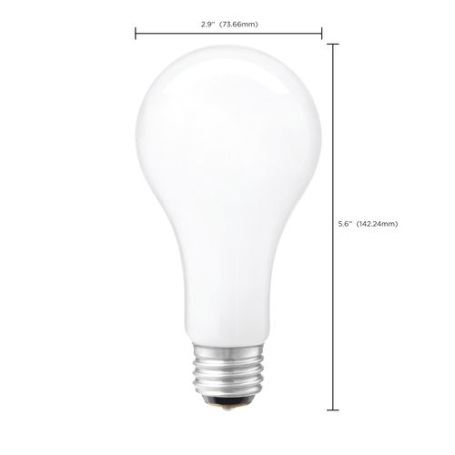Main product image of 21 Watt - A23 LED Bulb - Frost Finish - Medium base - 3000K - 120 Volt (3 Pack)