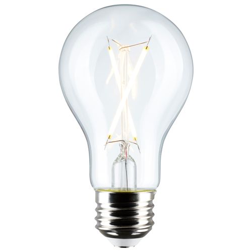 Main product image of 5 Watt A19 LED Bulb - Clear - 2700K - Medium Base - 120 Volt (12 Pack)