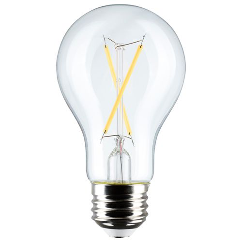 Main product image of 5 Watt A19 LED Bulb - Clear - 3000K - Medium Base - 120 Volt (12 Pack)