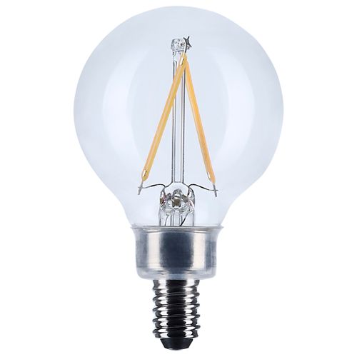 Main product image of 3W G16.5 LED, Candelabra Base, Clear, 3000K CCT, 120V (6 Pack)