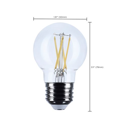 Main product image of 5.5W G16.5 LED, Medium Base, Clear, 3500K CCT, 120V (6 Pack)