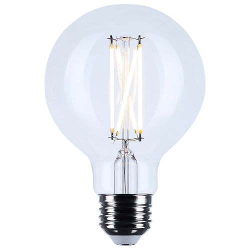 Main product image of 4.5W G25 LED, Medium Base, Clear, 3500K CCT, 120V (6 Pack)