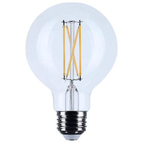 Main product image of 4.5W G25 LED, Medium Base, Clear, 3500K CCT, 120V (6 Pack)