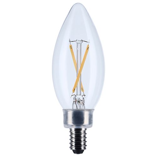 Main product image of 3W B11 LED, Candelabra Base, Clear, 3000K CCT, 120V (6 Pack)